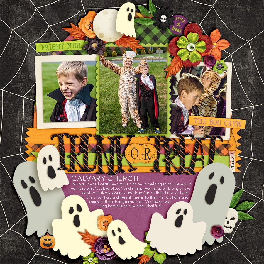 Digital Scrapbooking Blog - Trunk or Treat Calvary Church