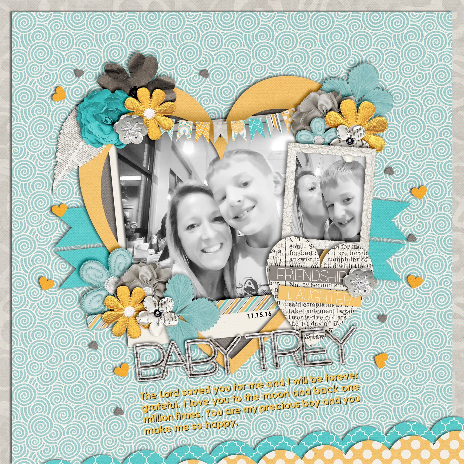 Chic-Fil-A Night with Trey and Emma, Love my Trey-Trey